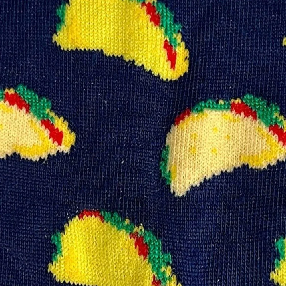Taco Novelty Socks Men's Size 6-12 UNISEX Taco Tuesday Socks NEW